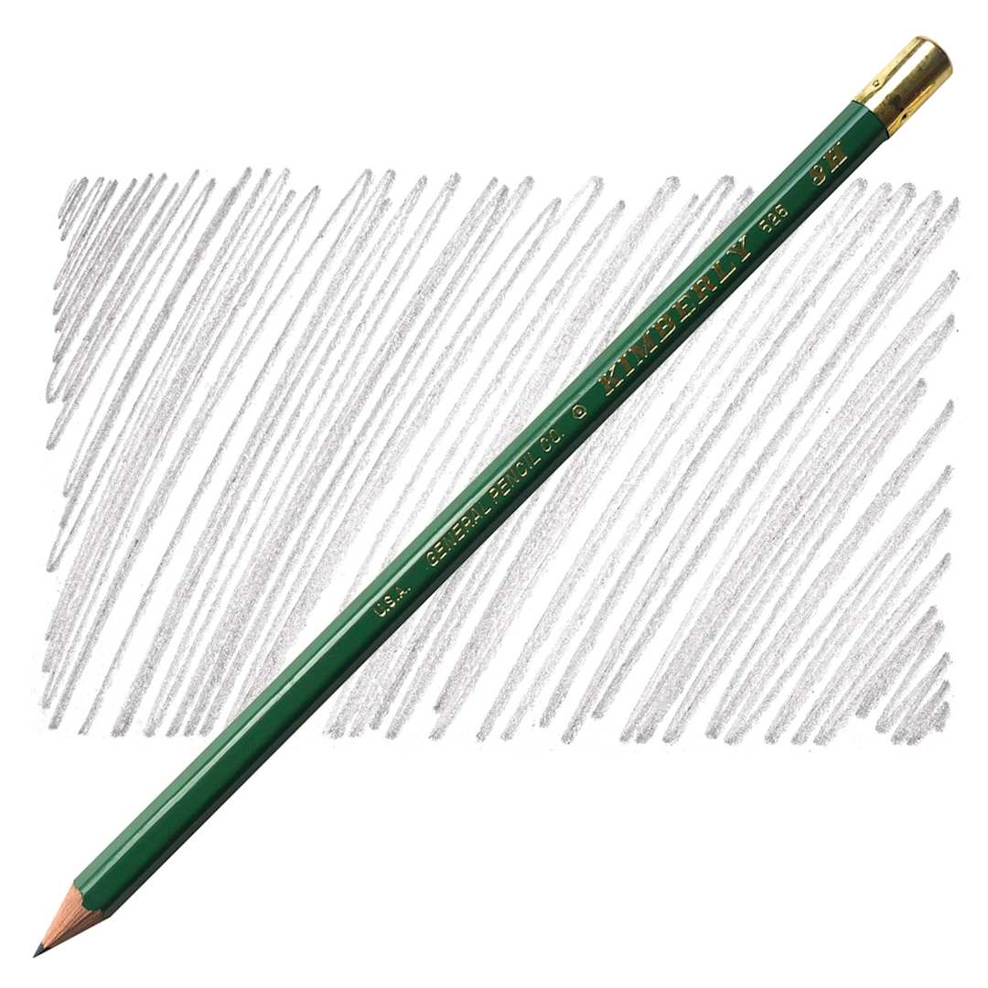Open in modal - General's Kimberly Drawing Pencil - 8H pencil and swatch