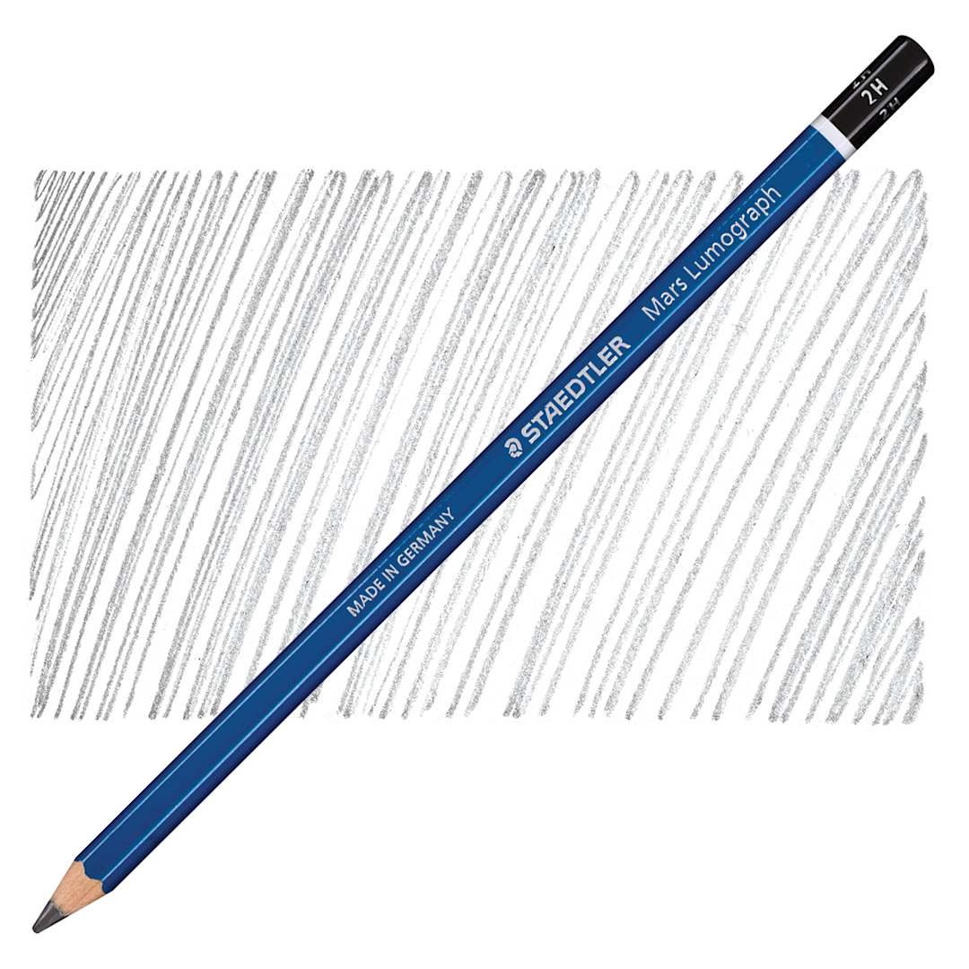 Open in modal - Staedtler Lumograph Drawing and Sketching Pencil - 2H pencil and swatch