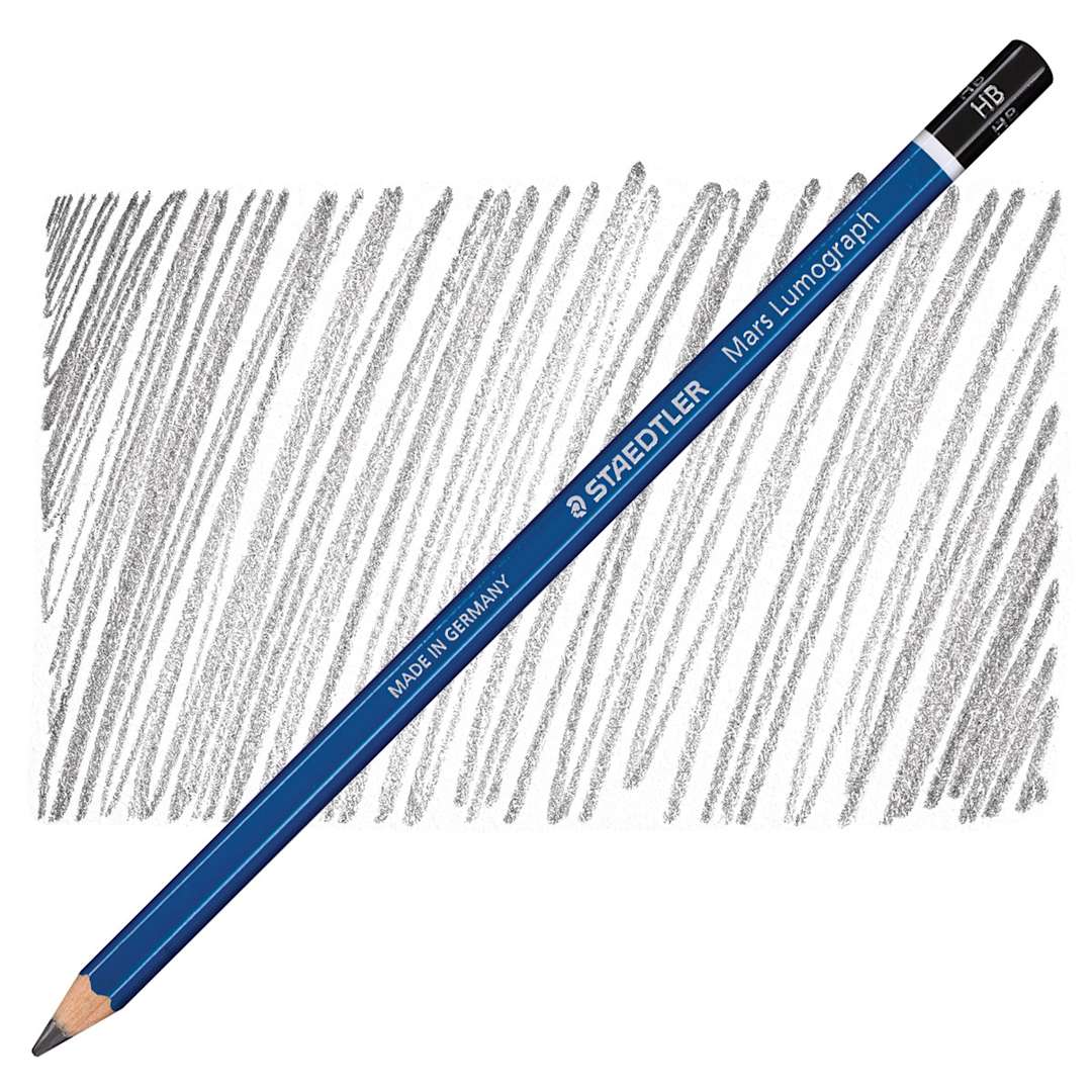 Open in modal - Staedtler Lumograph Drawing and Sketching Pencil - HB pencil and swatch