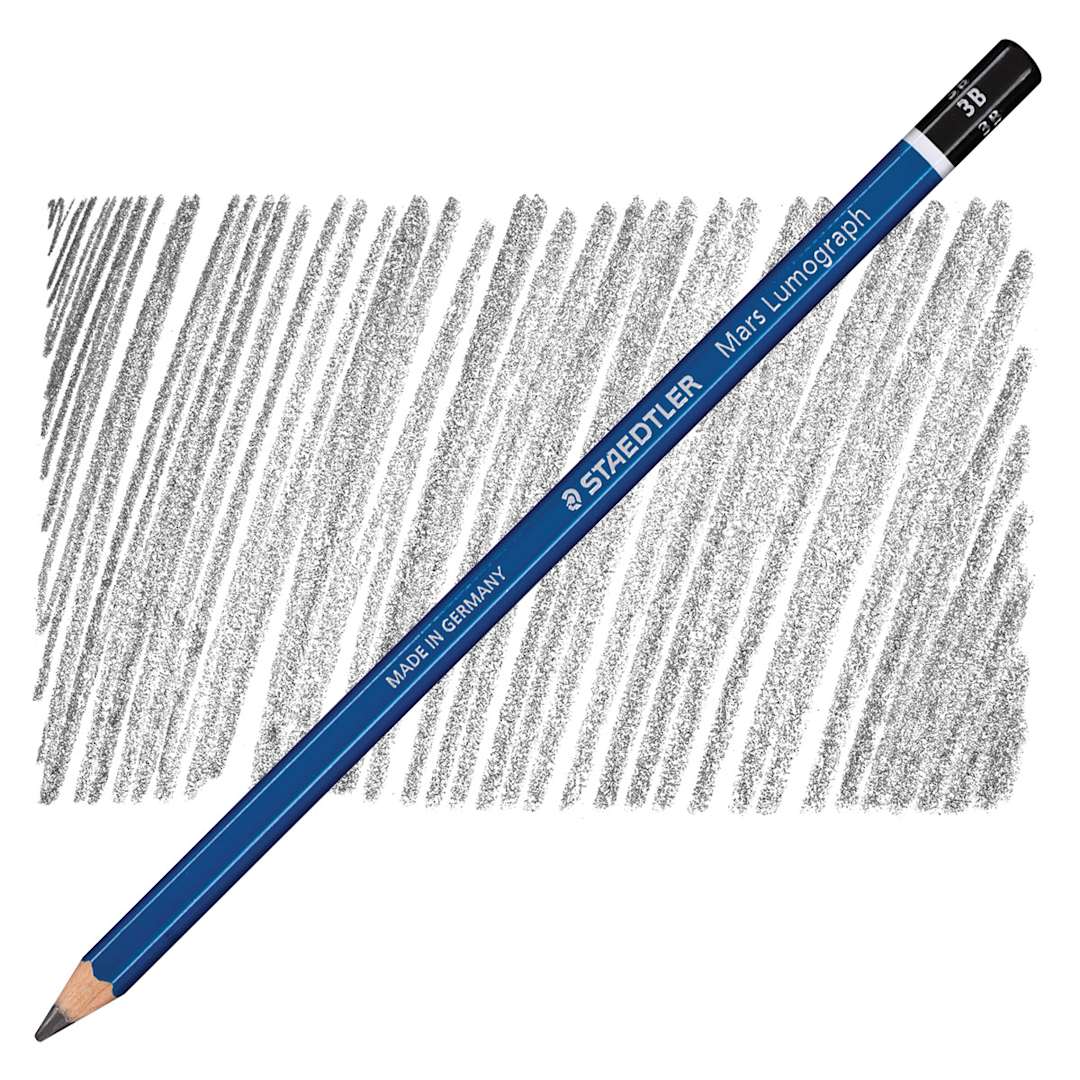 Open in modal - Staedtler Lumograph Drawing and Sketching Pencil - 3B pencil and swatch
