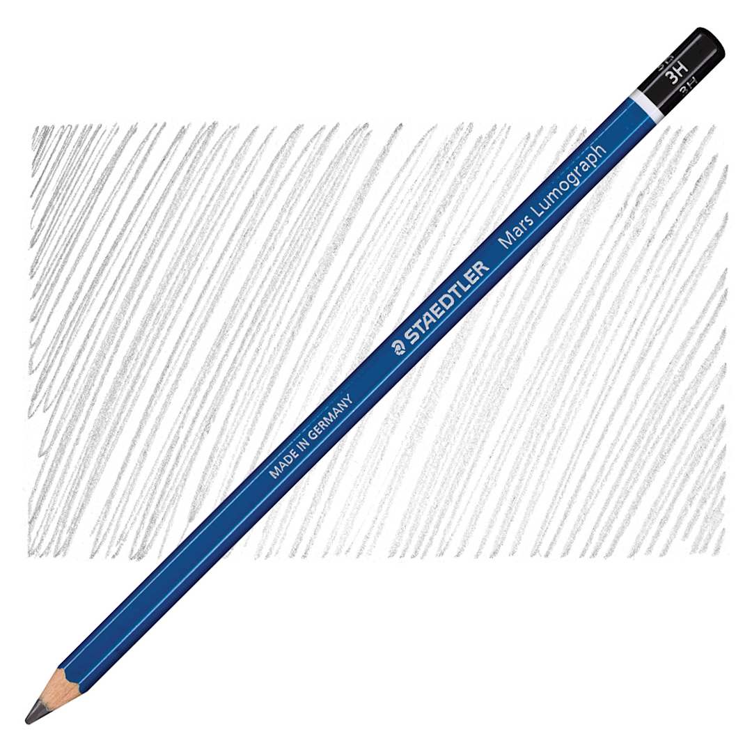 Open in modal - Staedtler Lumograph Drawing and Sketching Pencil - 3H pencil and swatch