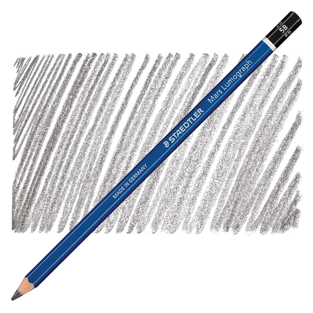 Open in modal - Staedtler Lumograph Drawing and Sketching Pencil - 5B pencil and swatch