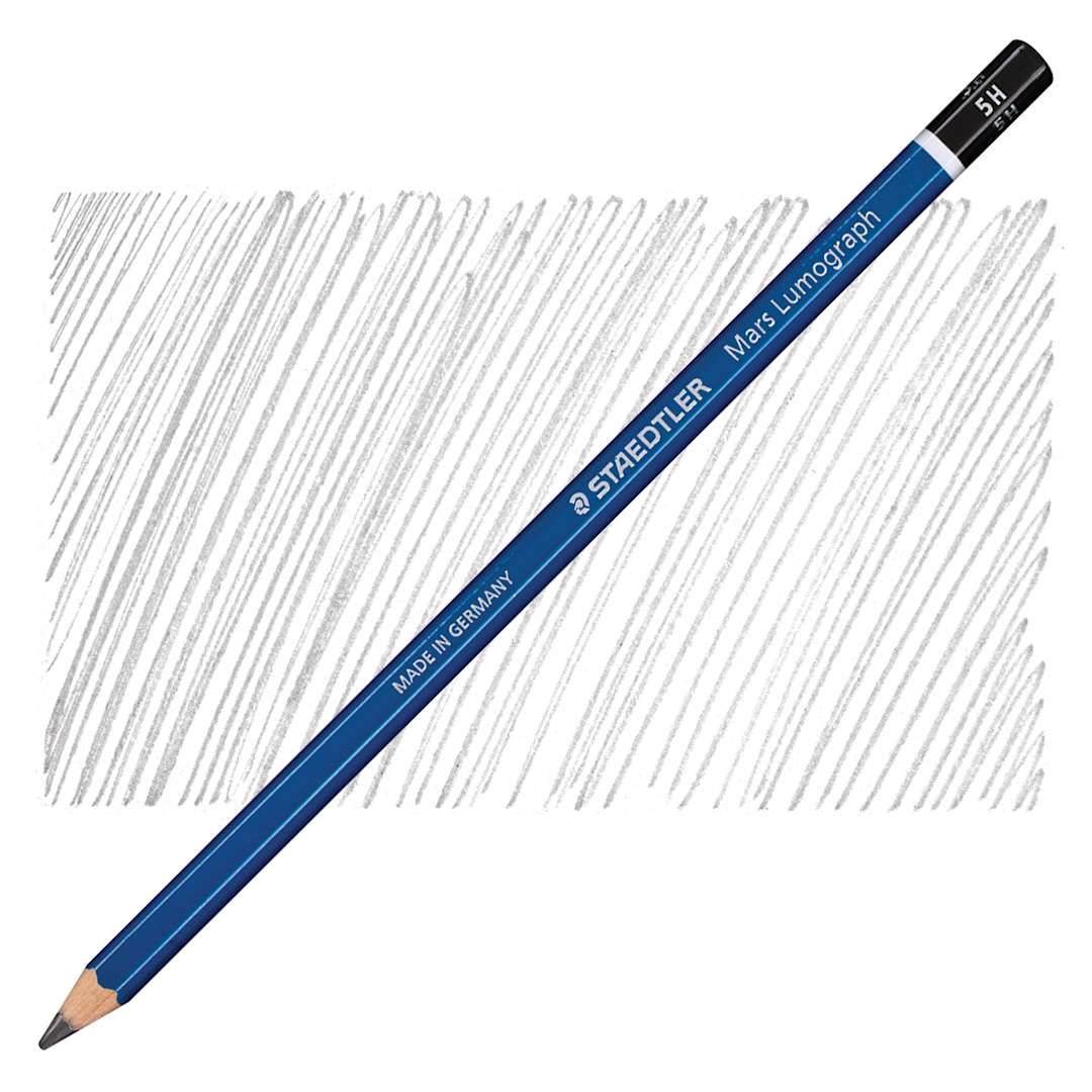 Open in modal - Staedtler Lumograph Drawing and Sketching Pencil - 5H pencil and swatch