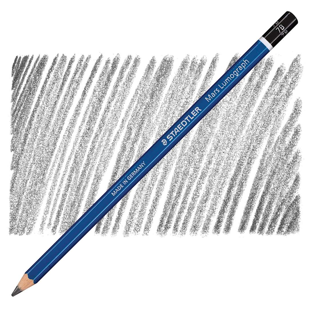 Open in modal - Staedtler Lumograph Drawing and Sketching Pencil - 7B pencil and swatch