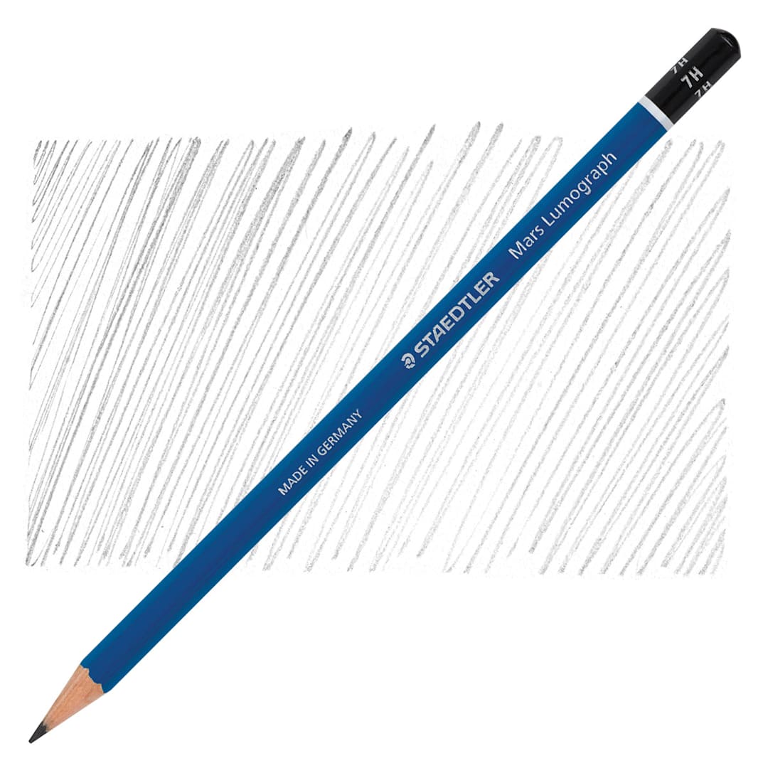 Open in modal - Staedtler Lumograph Drawing and Sketching Pencil - 7H pencil and swatch