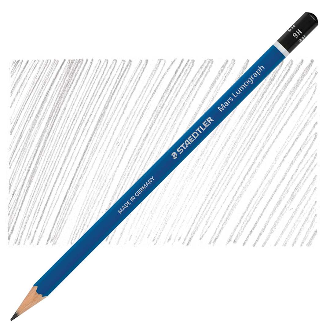 Open in modal - Staedtler Lumograph Drawing and Sketching Pencil  - 9H pencil and swatch