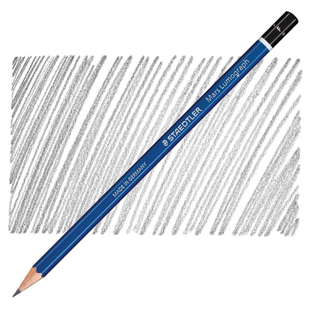 Open in modal - Staedtler Lumograph Drawing and Sketching Pencil - F pencil and swatch