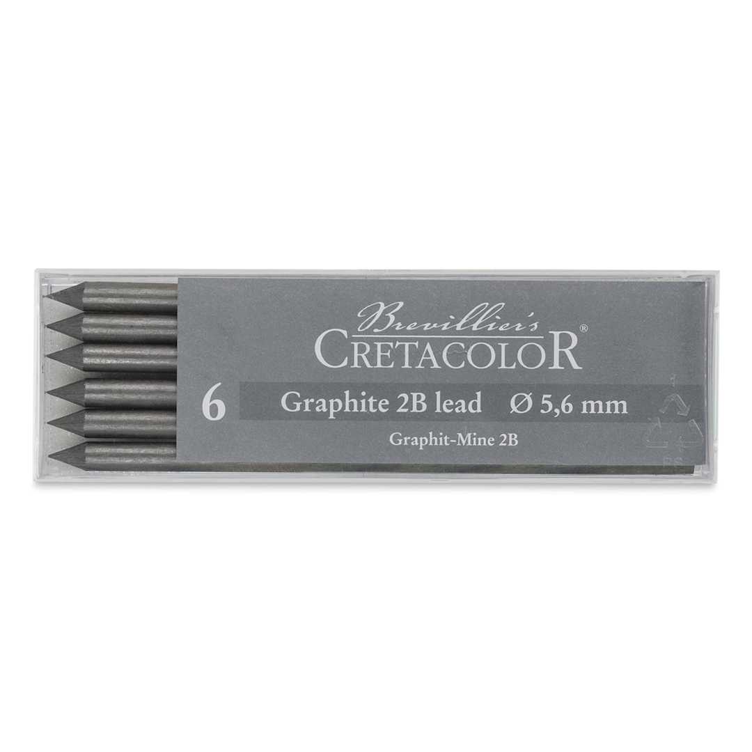 Open in modal - Cretacolor Leads - Graphite, 2B, Box of 6