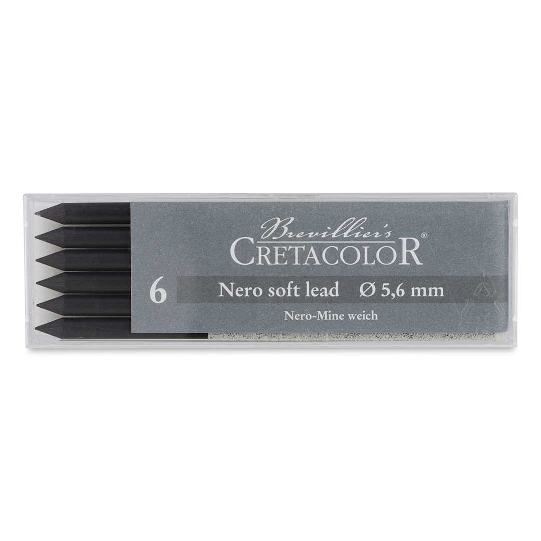 Open in modal - Cretacolor Leads - Nero No. 1, Box of 6