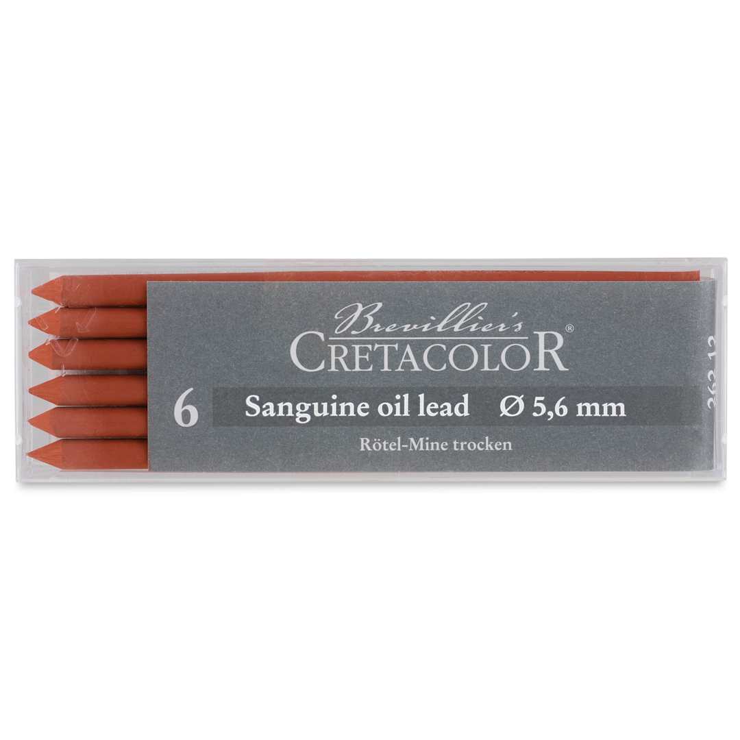 Open in modal - Cretacolor Leads - Sanguine Oil, Box of 6