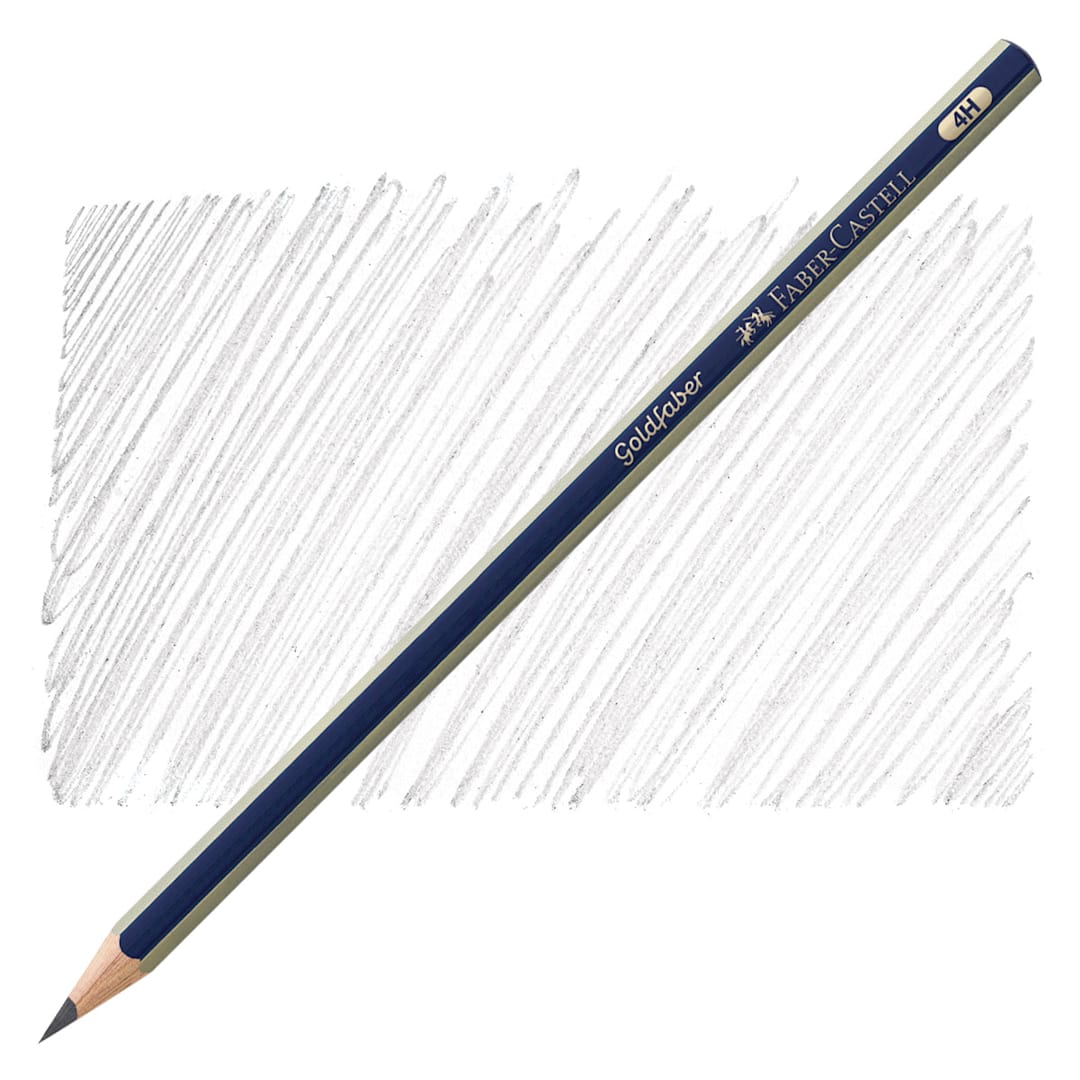 Open in modal - Faber-Castell Goldfaber Sketching Pencil - 4H pencil and swatch