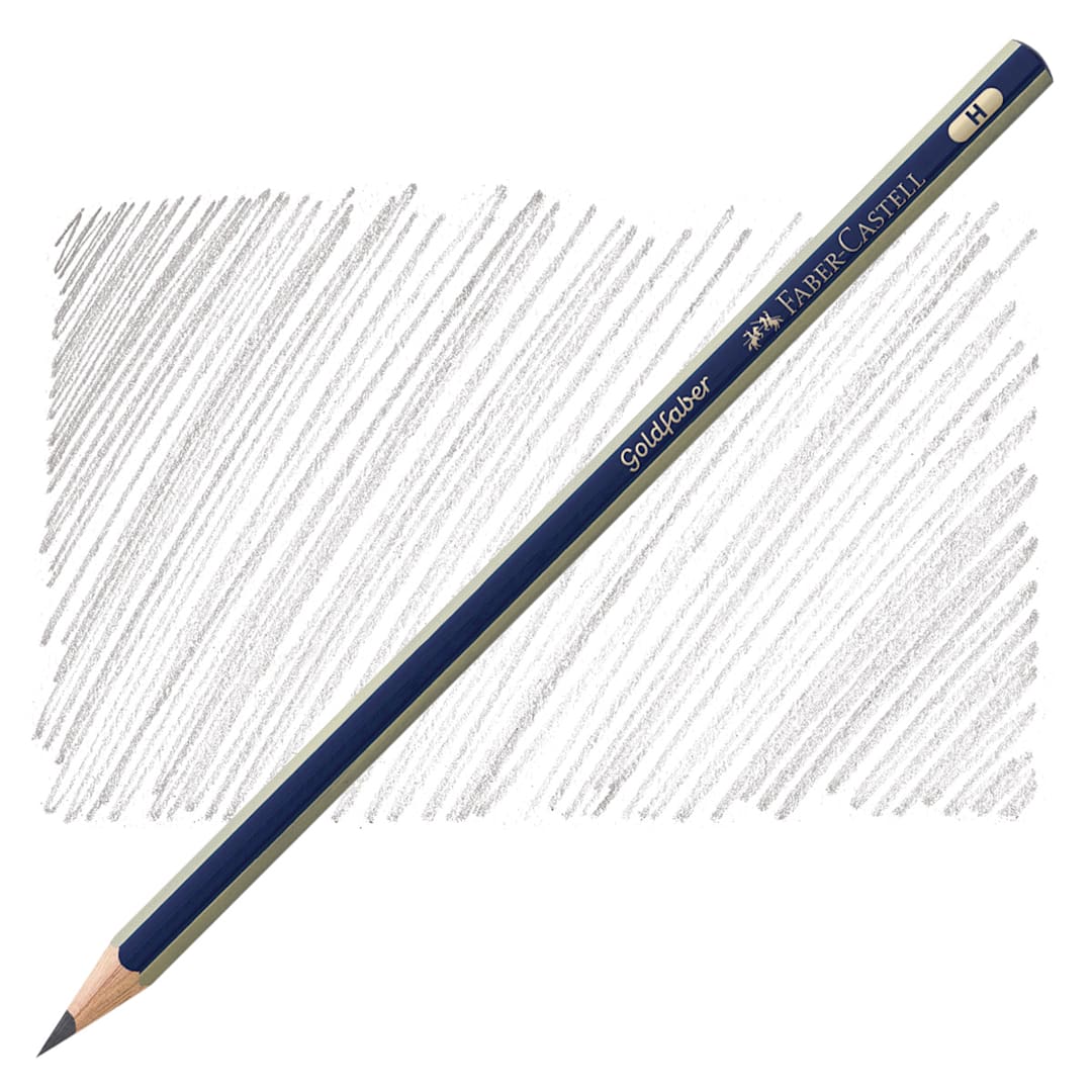 Open in modal - Faber-Castell Goldfaber Sketching Pencil - H pencil and swatch