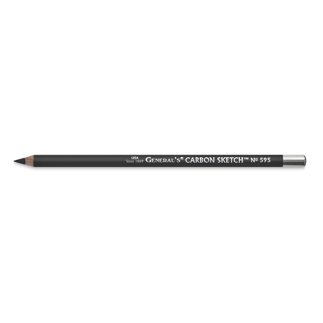 Open in modal - General's Carbon Sketch Pencil - Single Pencil shown horizontally