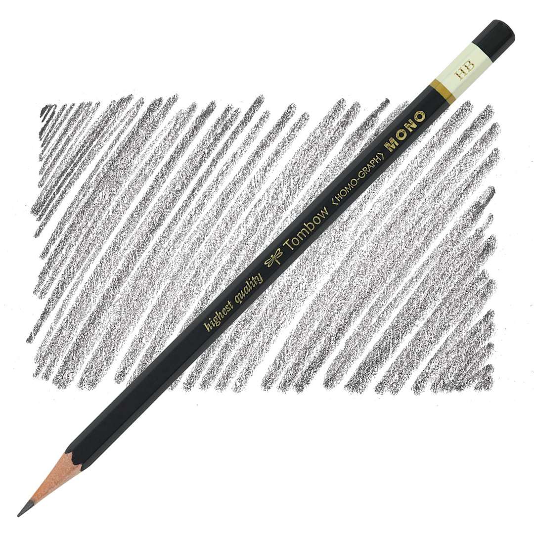Open in modal - Tombow Mono Professional Drawing Pencil - HB pencil and swatch