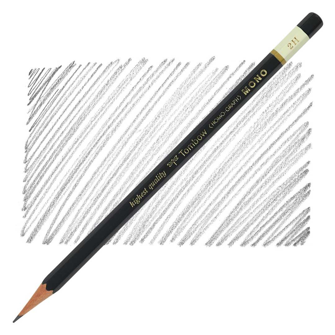 Open in modal - Tombow Mono Professional Drawing Pencil - 2H pencil and swatch