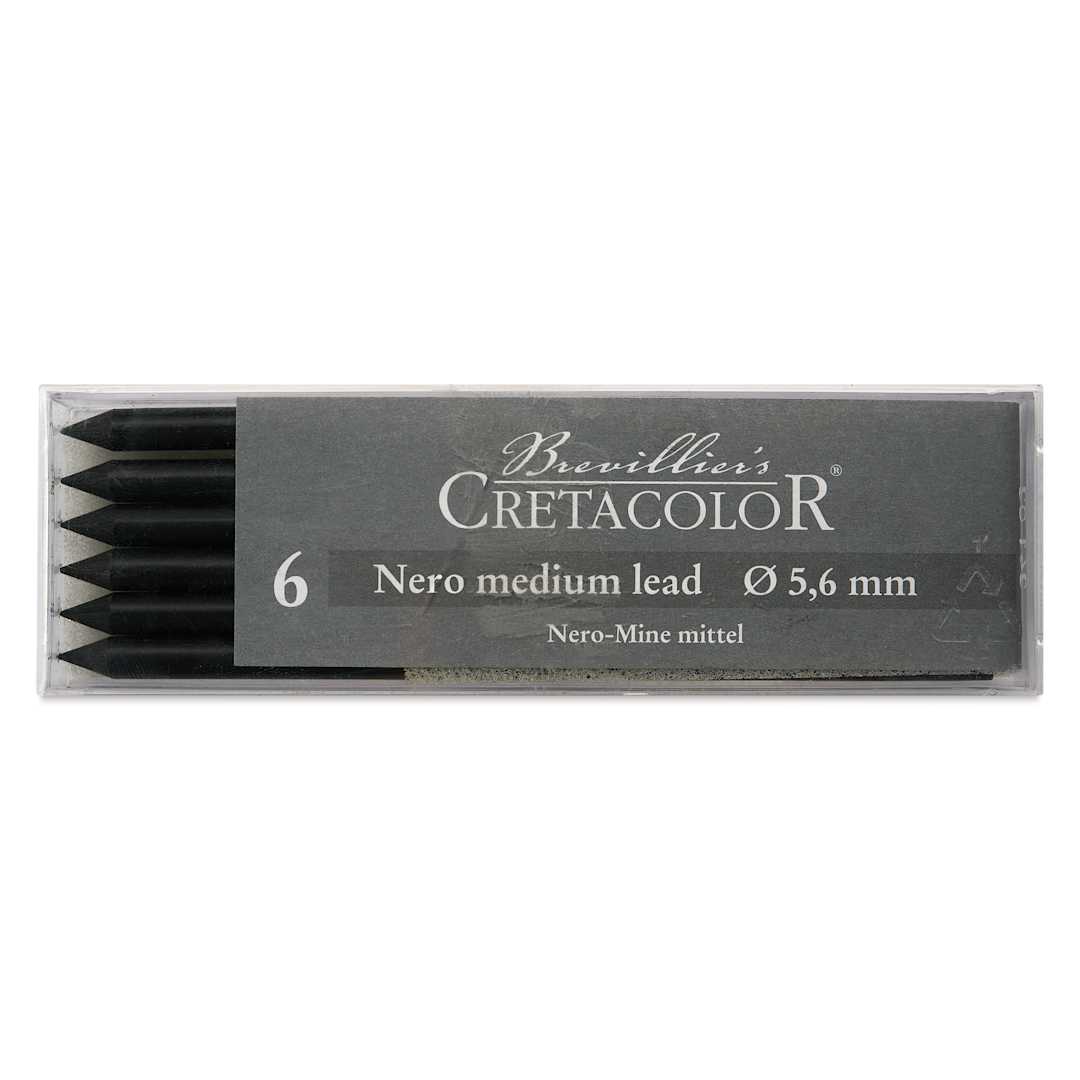 Open in modal - Cretacolor Lead - Nero No. 2, Pkg of 6