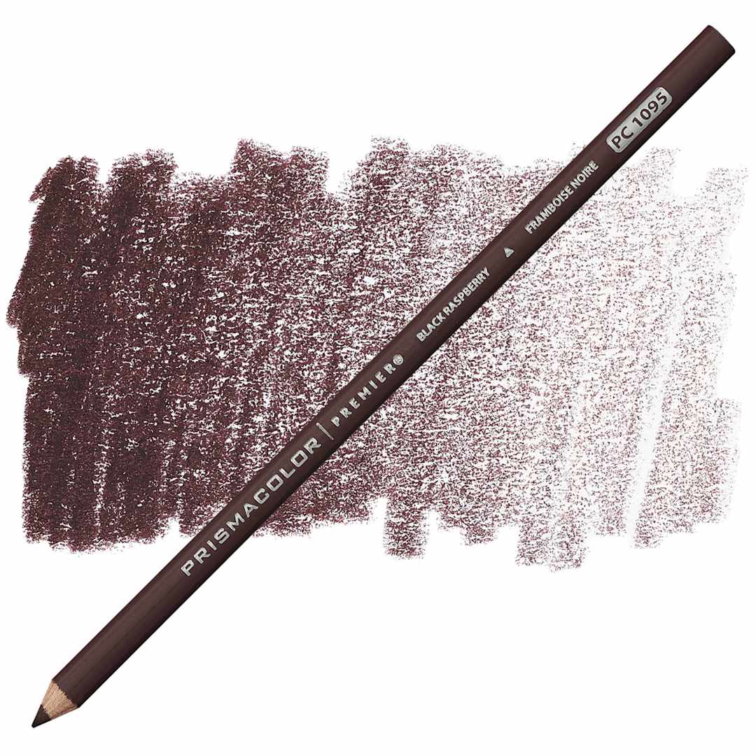 Open in modal - Prismacolor Premier Colored Pencil  - Black Raspberry pencil and swatch