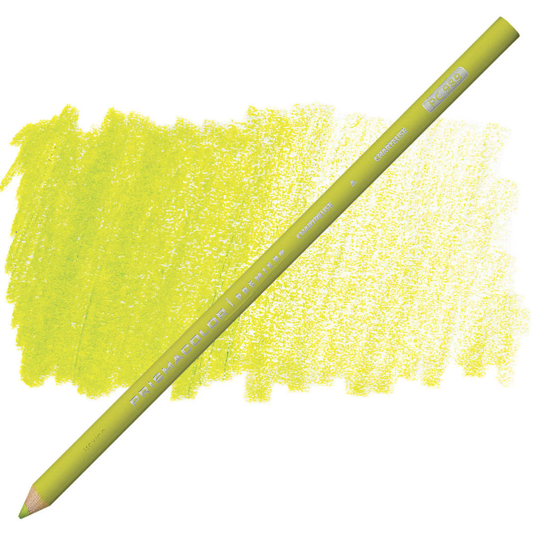 Open in modal - Prismacolor Premier Colored Pencil - Chartreuse pencil and swatch