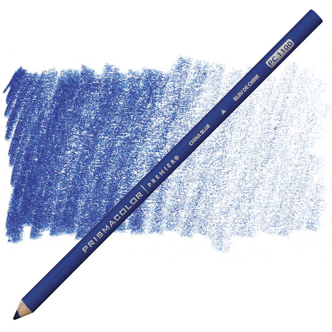 Open in modal - Prismacolor Premier Colored Pencil - China Blue pencil and swatch