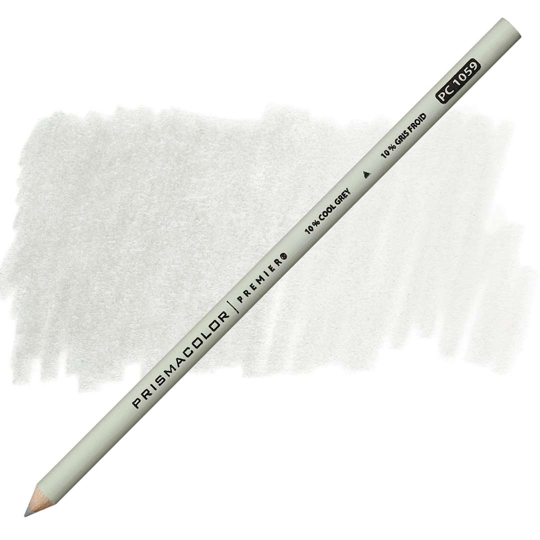 Open in modal - Prismacolor Premier Colored Pencil  - Cool Grey 10% pencil and swatch