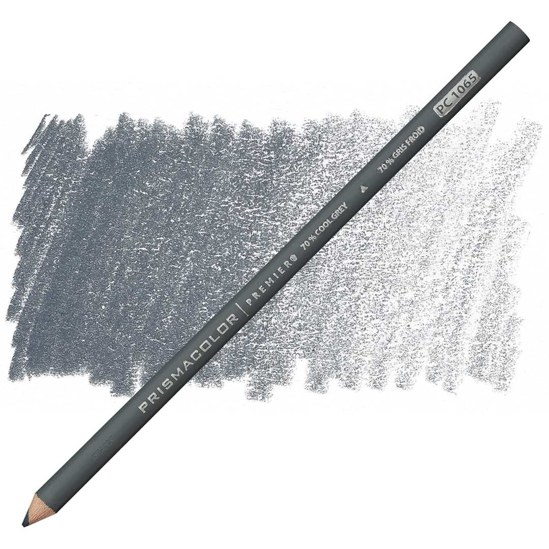 Open in modal - Prismacolor Premier Colored Pencil  - Cool Grey 70% pencil and swatch