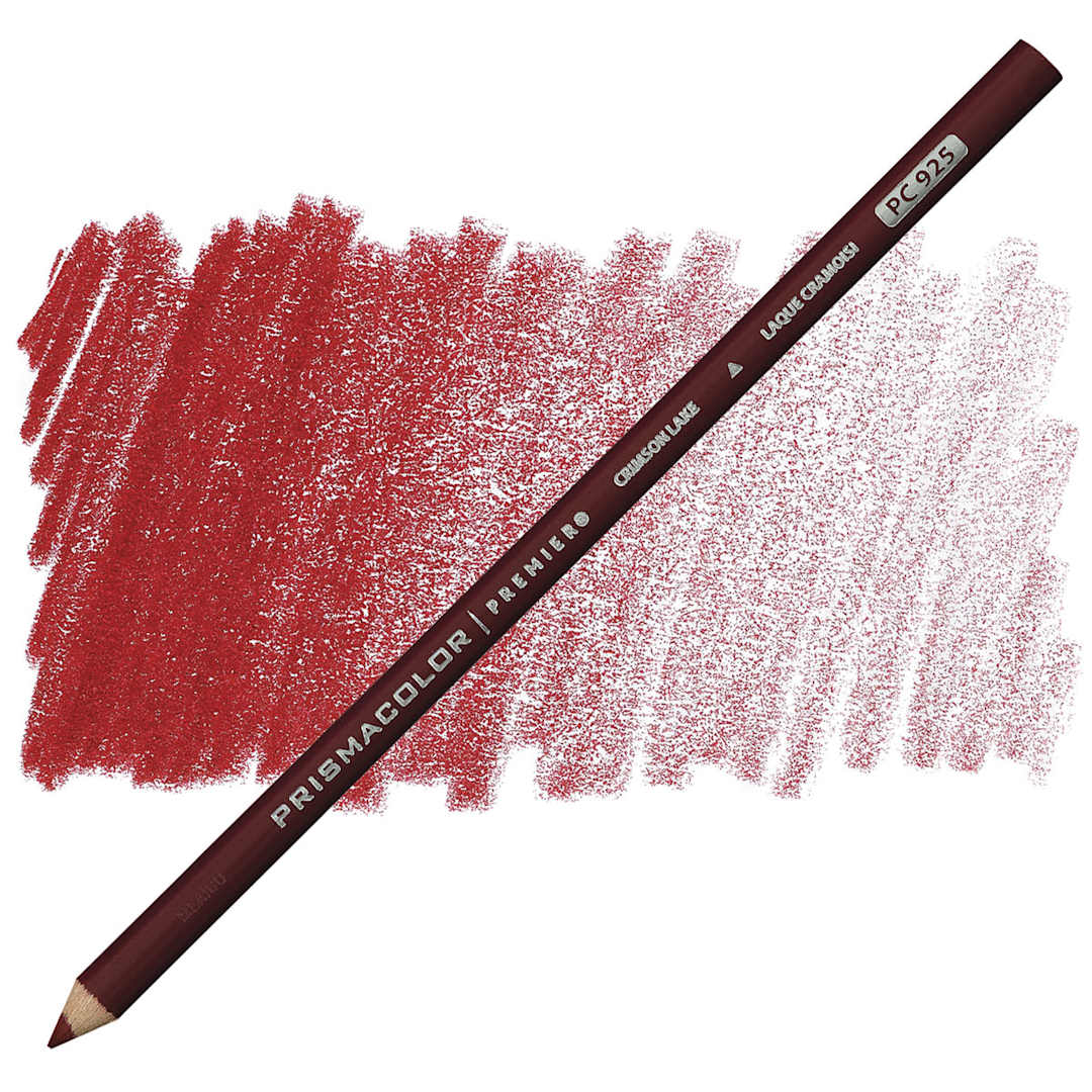 Open in modal - Prismacolor Premier Colored Pencil - Crimson Lake pencil and swatch