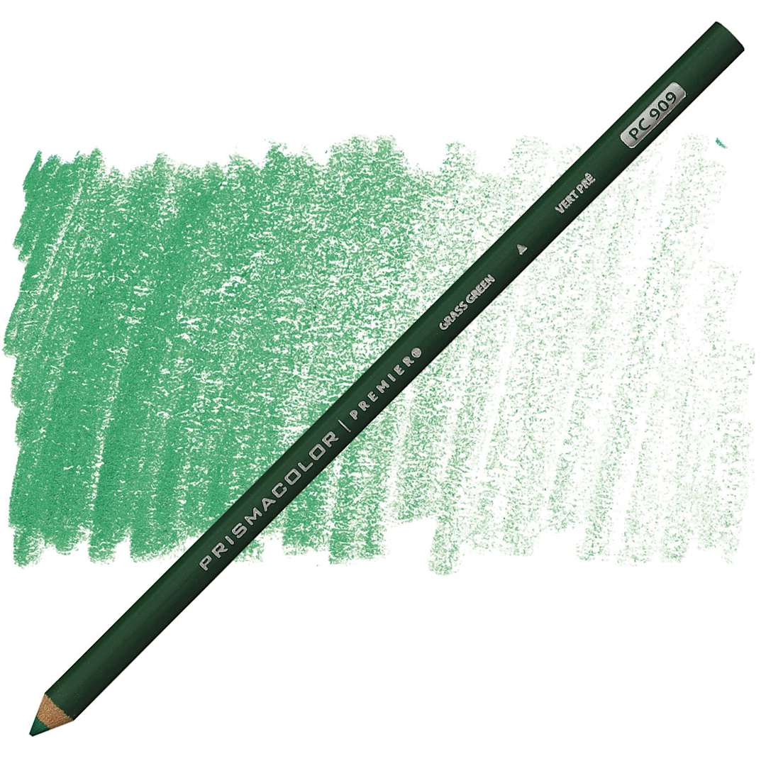 Open in modal - Prismacolor Premier Colored Pencil - Grass Green pencil and swatch