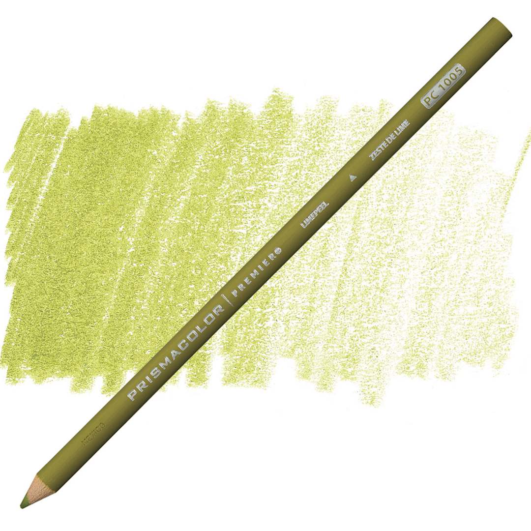 Open in modal - Prismacolor Premier Colored Pencil  - Lime Peel pencil and swatch