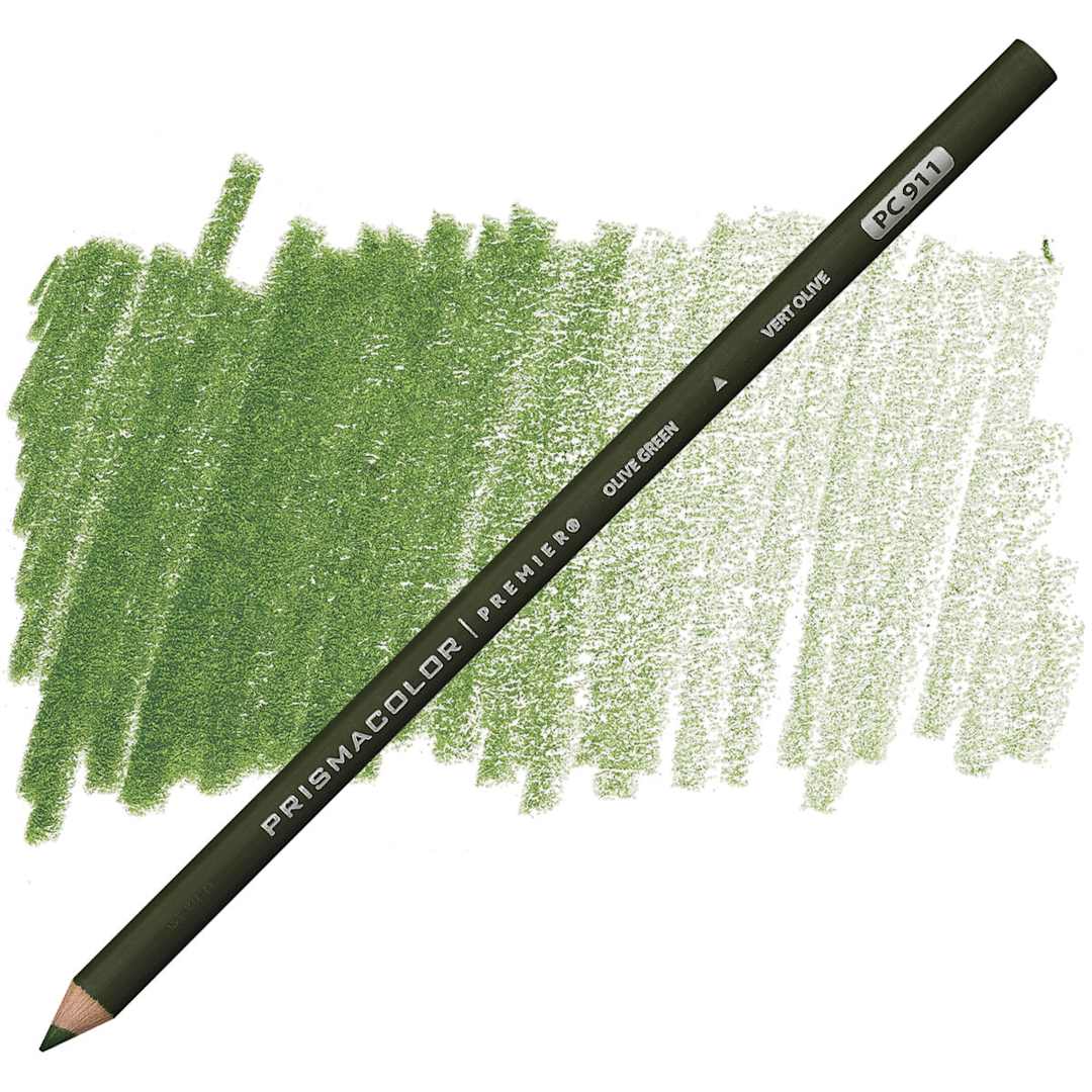 Open in modal - Prismacolor Premier Colored Pencil - Olive Green pencil and swatch