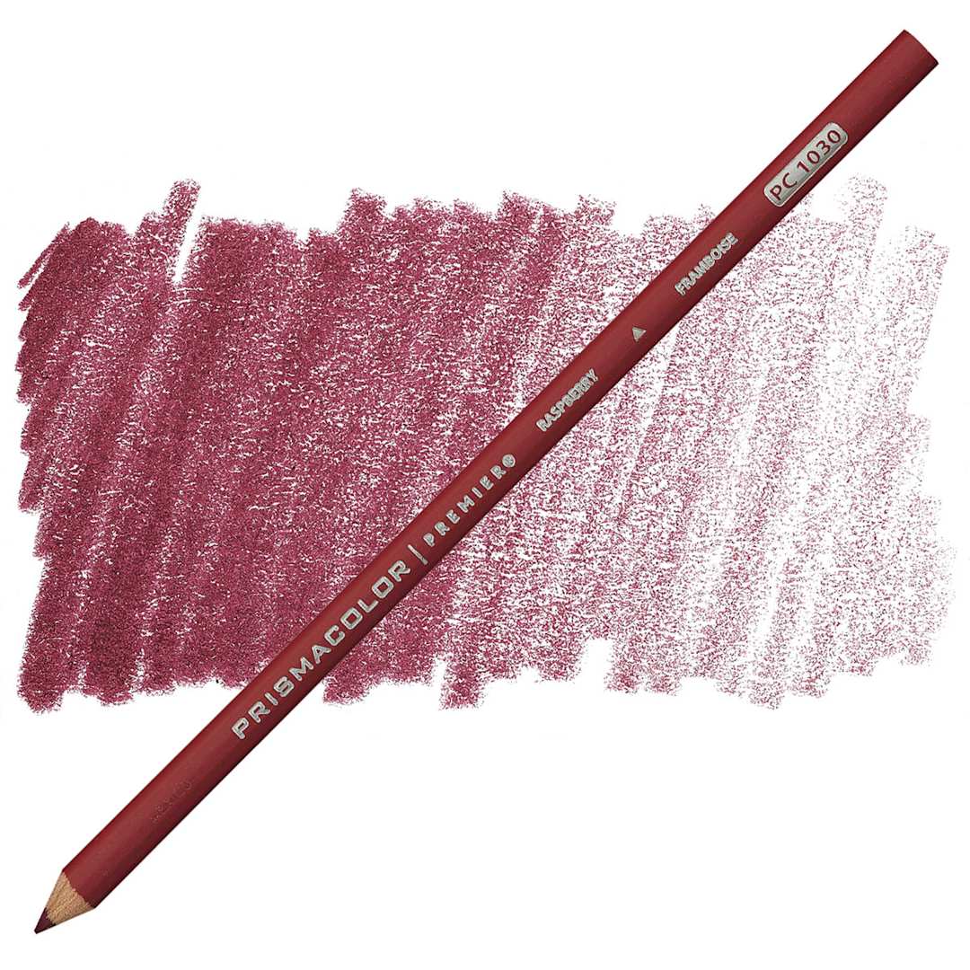 Open in modal - Prismacolor Premier Colored Pencil - Raspberry pencil and swatch