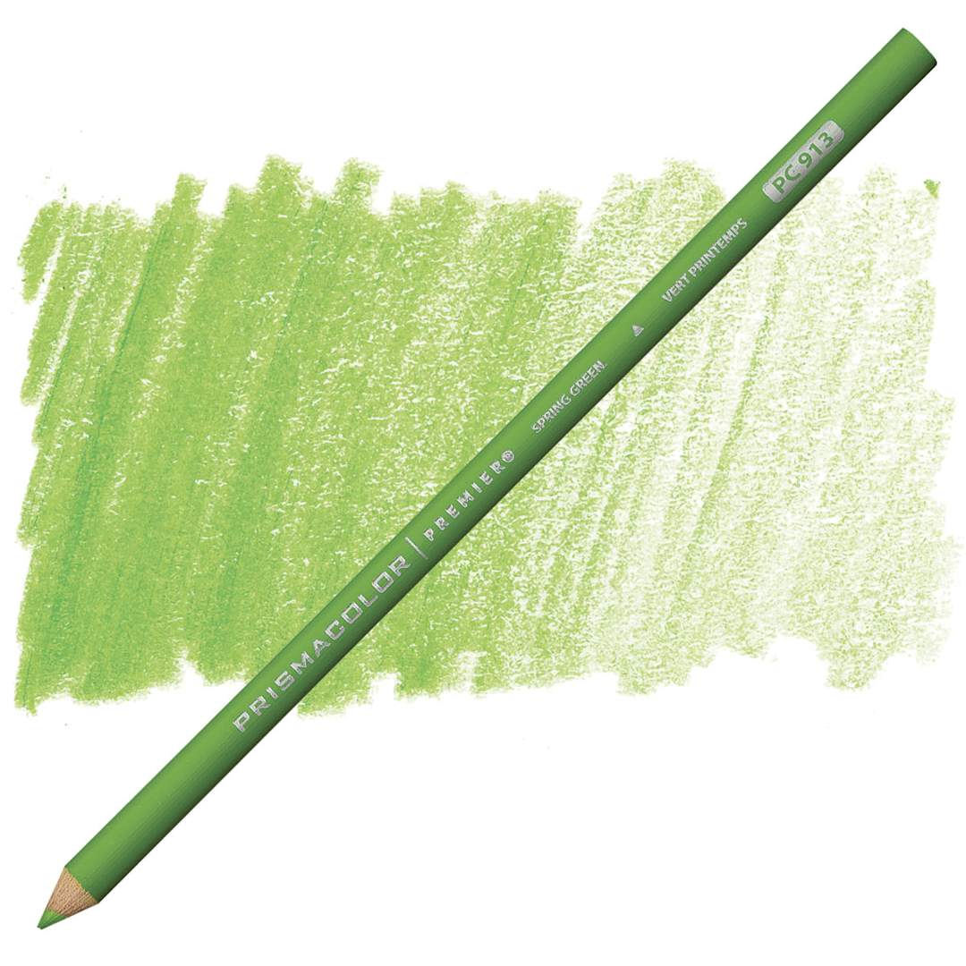 Open in modal - Prismacolor Premier Colored Pencil - Spring Green pencil and swatch