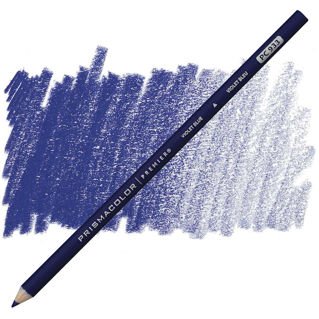Open in modal - Prismacolor Premier Colored Pencil - Violet Blue pencil and swatch