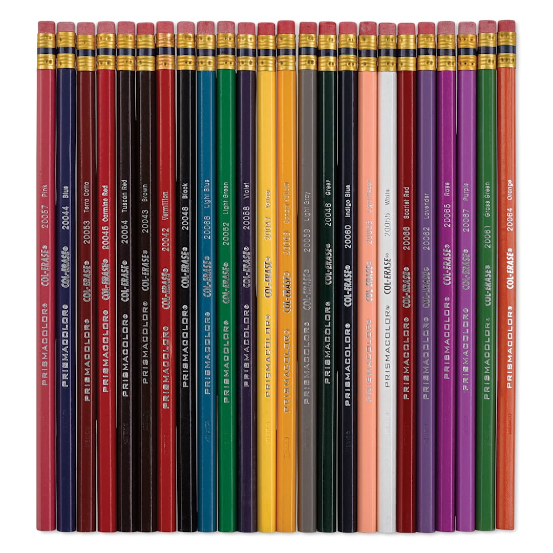 Open in modal - Prismacolor Col-Erase Pencil Set - Set of 24, Assorted Colors set contents