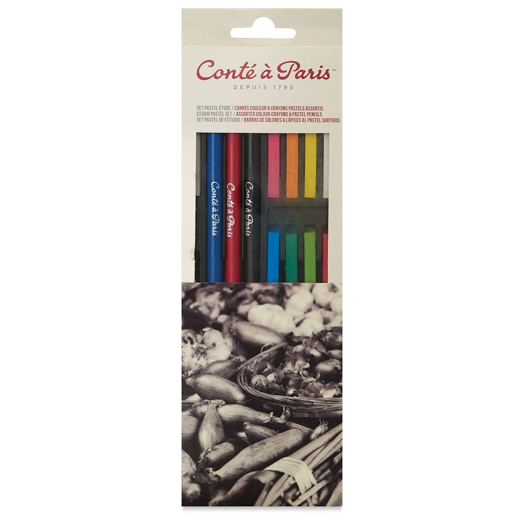 Open in modal - Conté à Paris Colour Pastel Studio Set - Set of 18, front of packaging