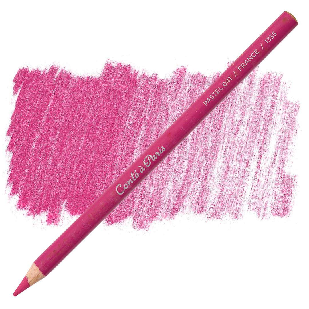 Open in modal - Conté à Paris Pastel Pencil - Cyclamen pencil and swatch