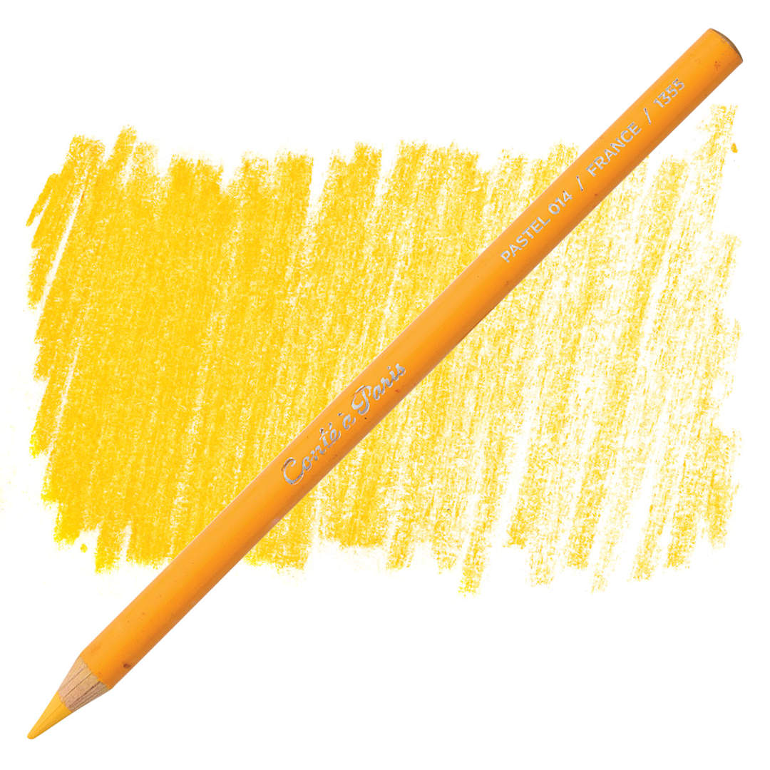 Open in modal - Conté à Paris Pastel Pencil - Gold Yellow pencil and swatch