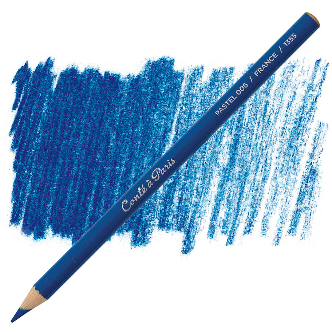 Open in modal - Conté à Paris Pastel Pencil - King Blue pencil and swatch