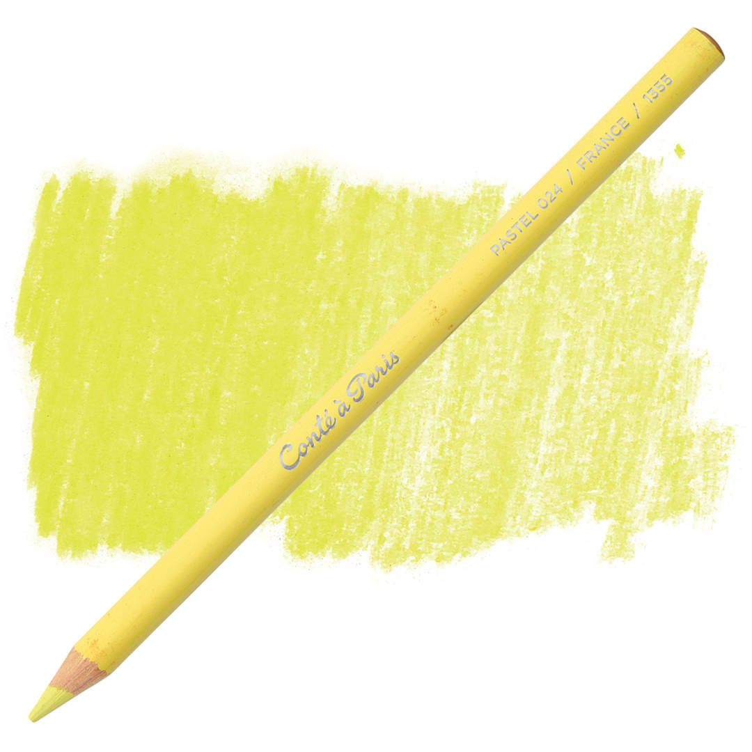 Open in modal - Conté à Paris Pastel Pencil - Light Yellow pencil and swatch
