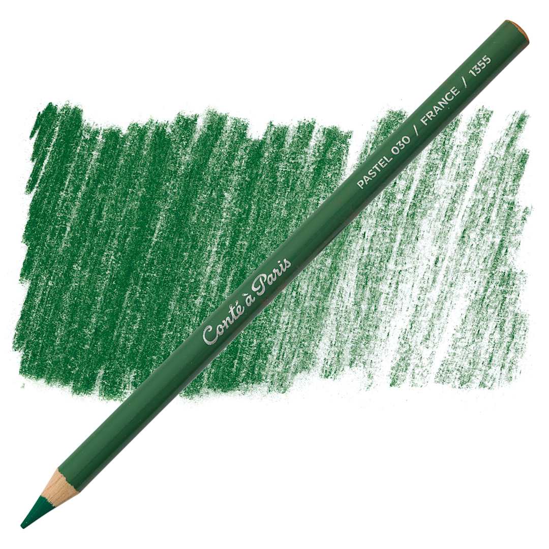 Open in modal - Conté à Paris Pastel Pencil -  Mineral Green pencil and swatch