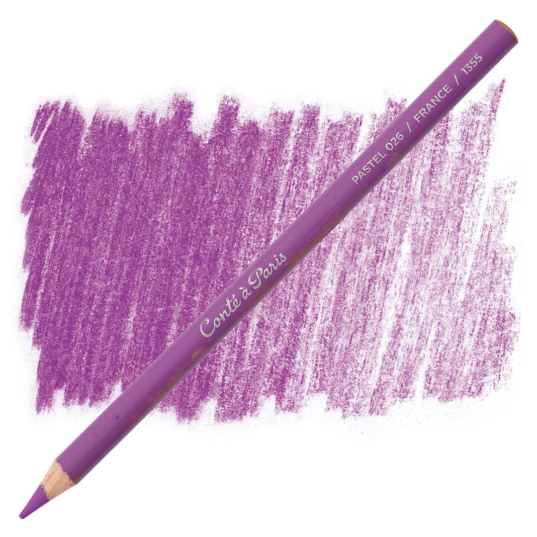 Open in modal - Conté à Paris Pastel Pencil -  Red Violet pencil and swatch