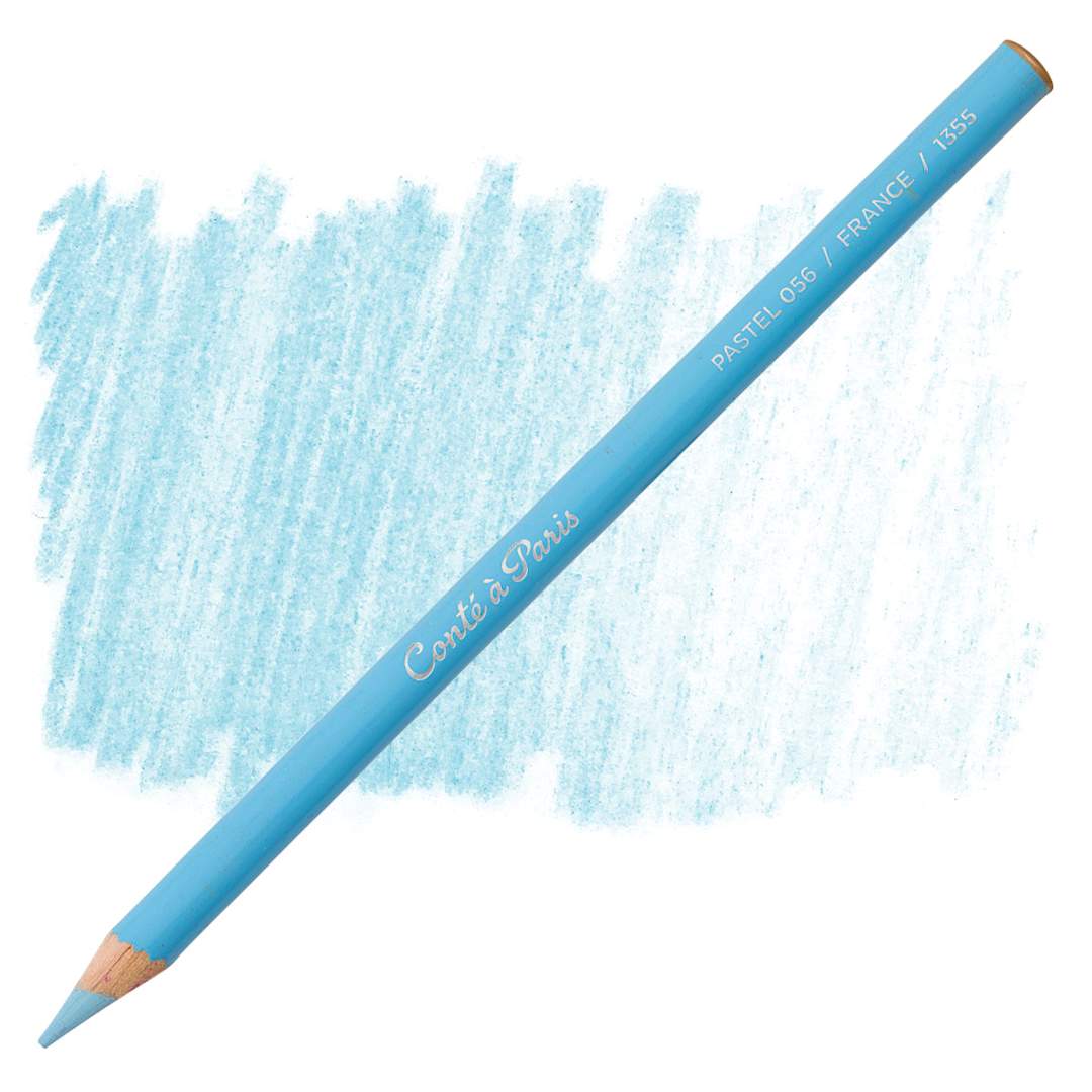 Open in modal - Conté à Paris Pastel Pencil -  Sky Blue pencil and swatch