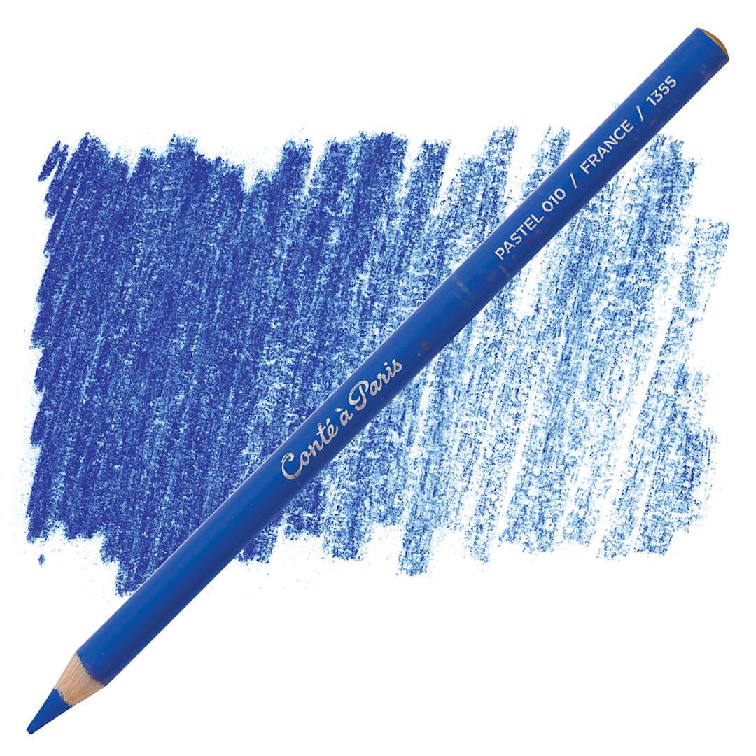 Open in modal - Conté à Paris Pastel Pencil -  Ultramarine pencil and swatch