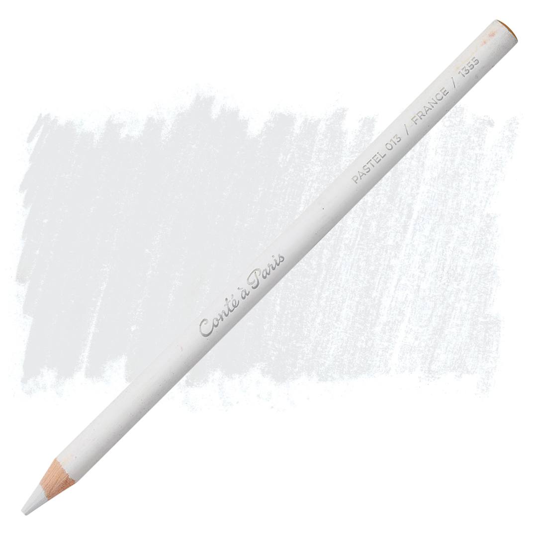 Open in modal - Conté à Paris Pastel Pencil - White pencil and swatch