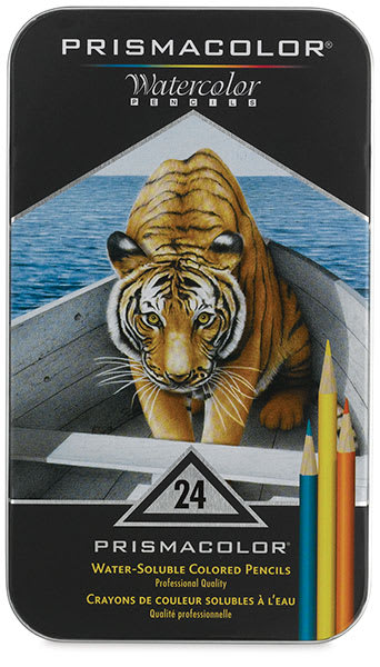 Open in modal - Prismacolor Watercolor Pencil Sets- Set of 24, Front Cover