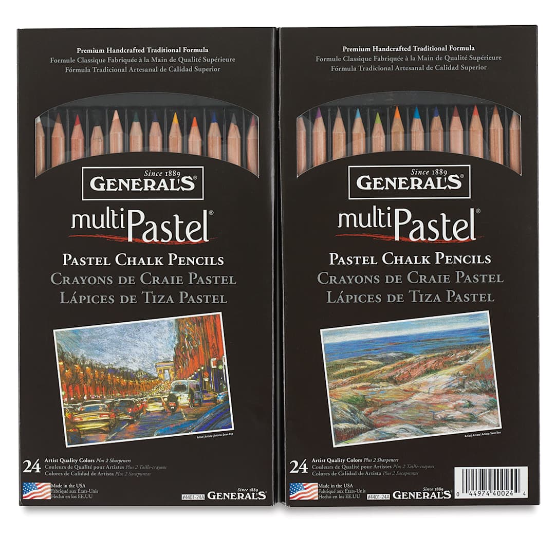 Open in modal - Pastel Chalk Pencil - Set of 24 (Outside of Packaging)