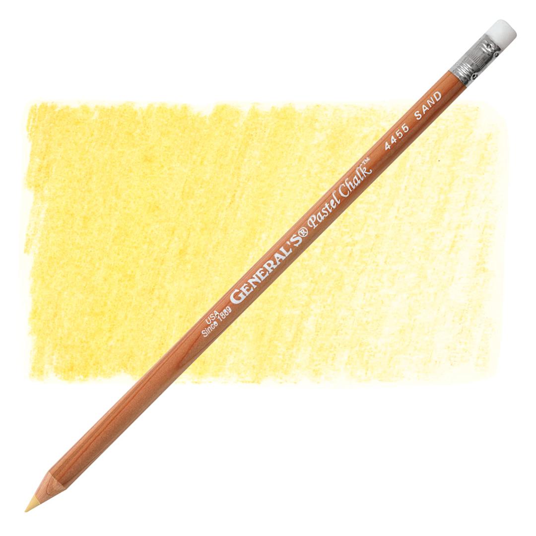 Open in modal - General's Pastel Chalk Pencil - Sand pencil and swatch