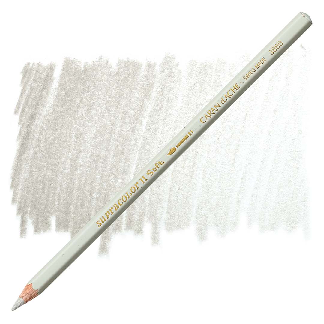 Open in modal - Caran d'Ache Supracolor Soft Aquarelle Pencil - Light Beige pencil and swatch