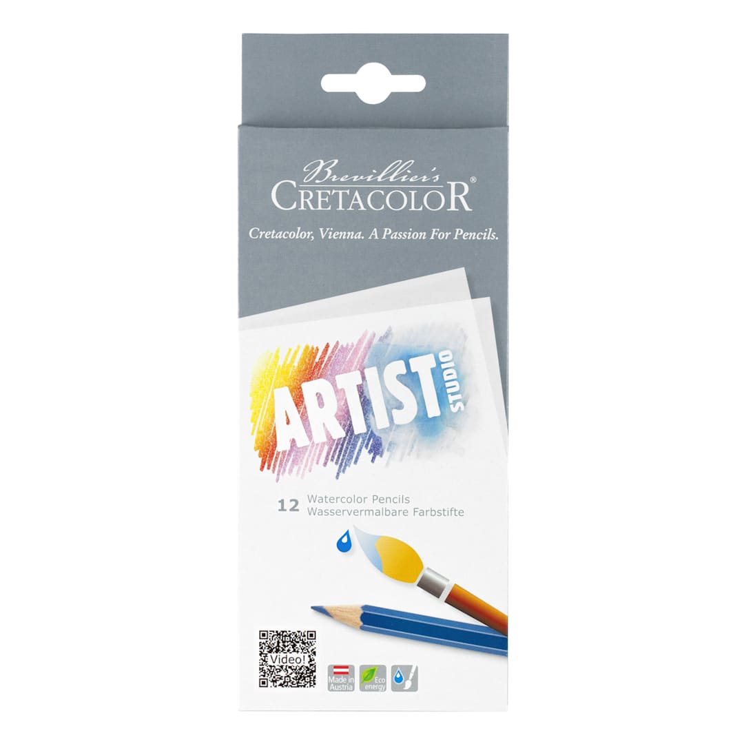 Open in modal - Artist Studio Watercolor Pencil Sets 12-Color Set