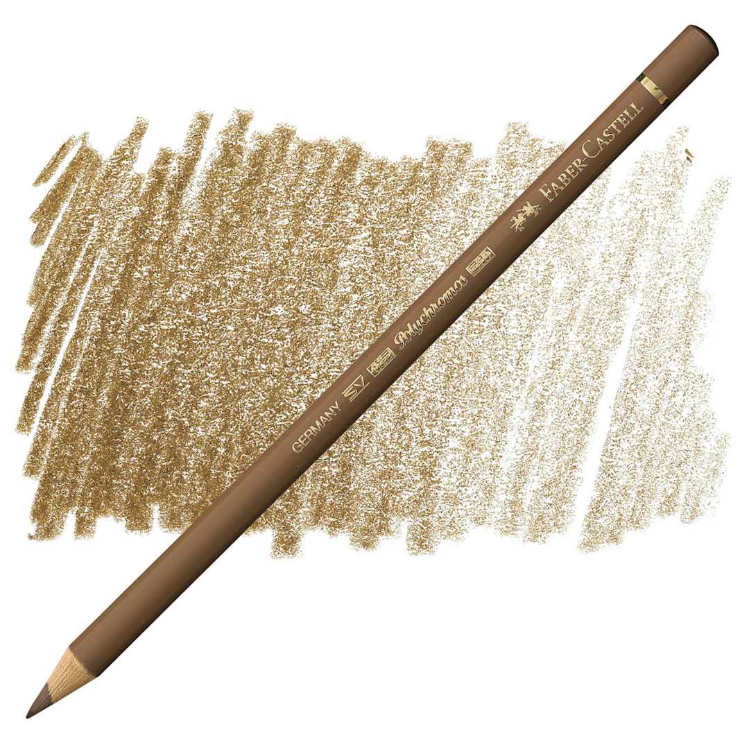 Open in modal - Faber-Castell Polychromos Pencil - Bistre pencil and swatch
