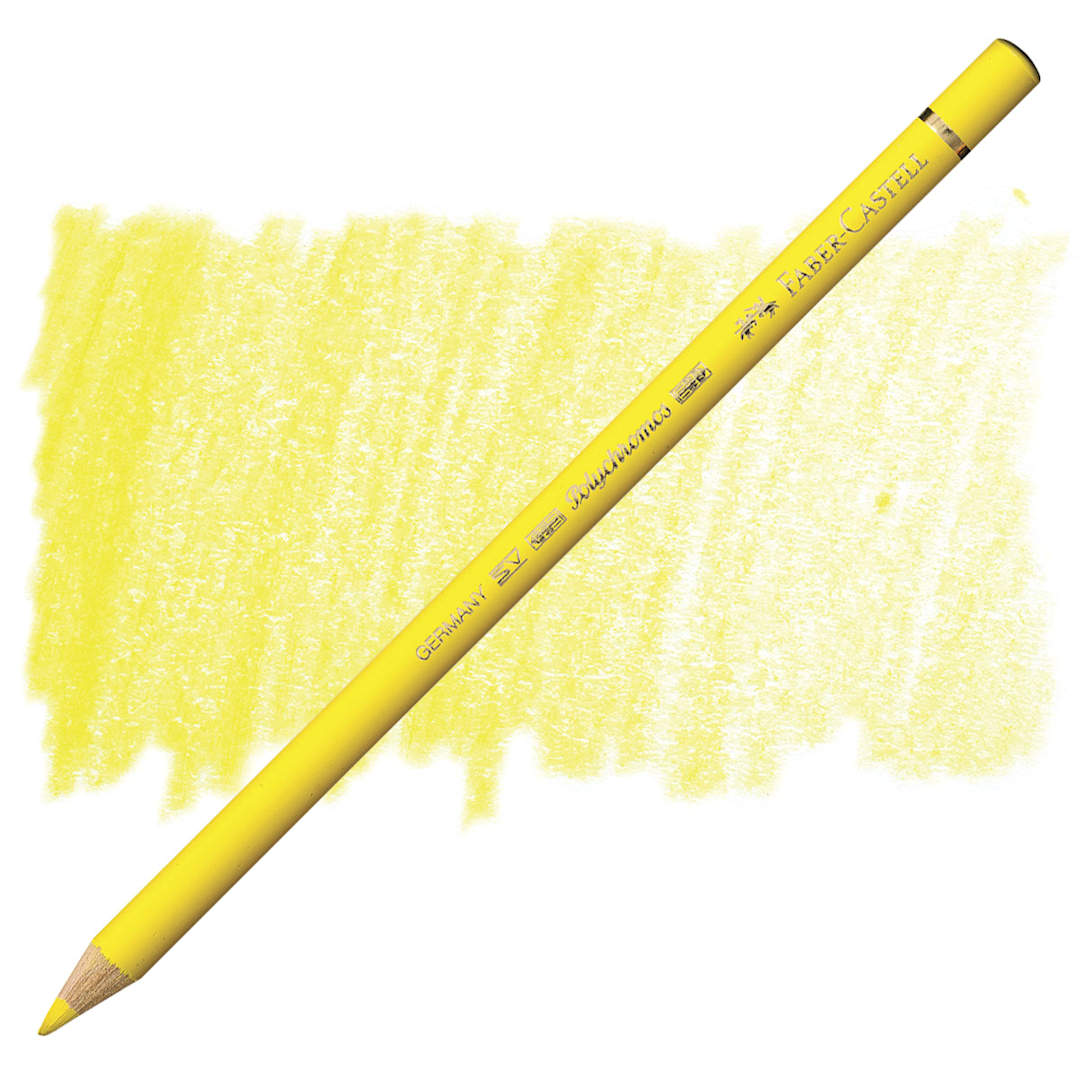 Open in modal - Faber-Castell Polychromos Pencil - Cadmium Yellow pencil and swatch